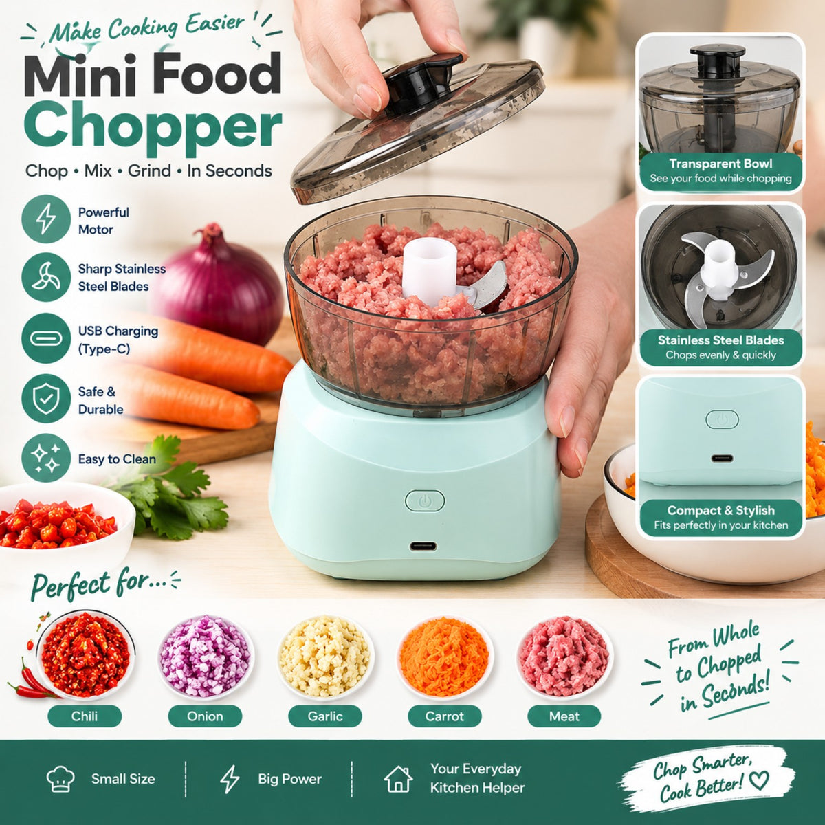 Small Garlic Chopper